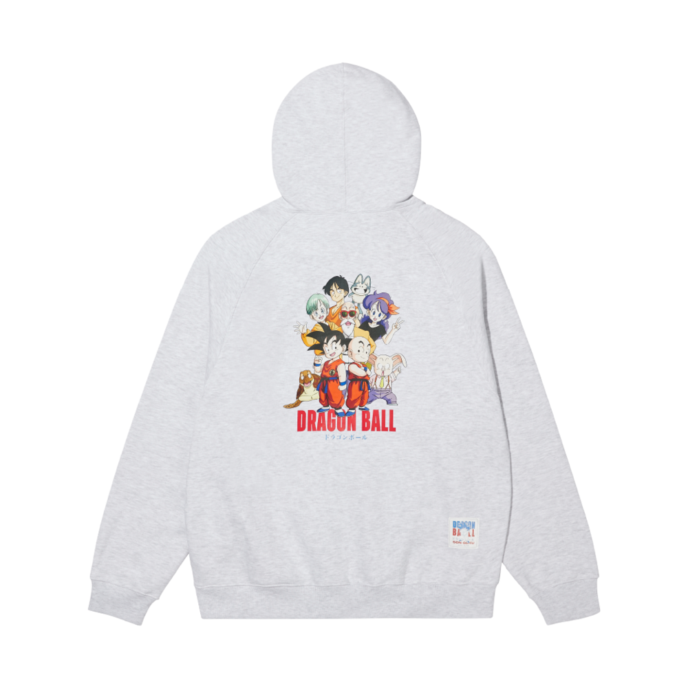 드래곤볼 그래픽 후드집업 멜란지(DB Graphic Zip-Up Hoodie Melange)