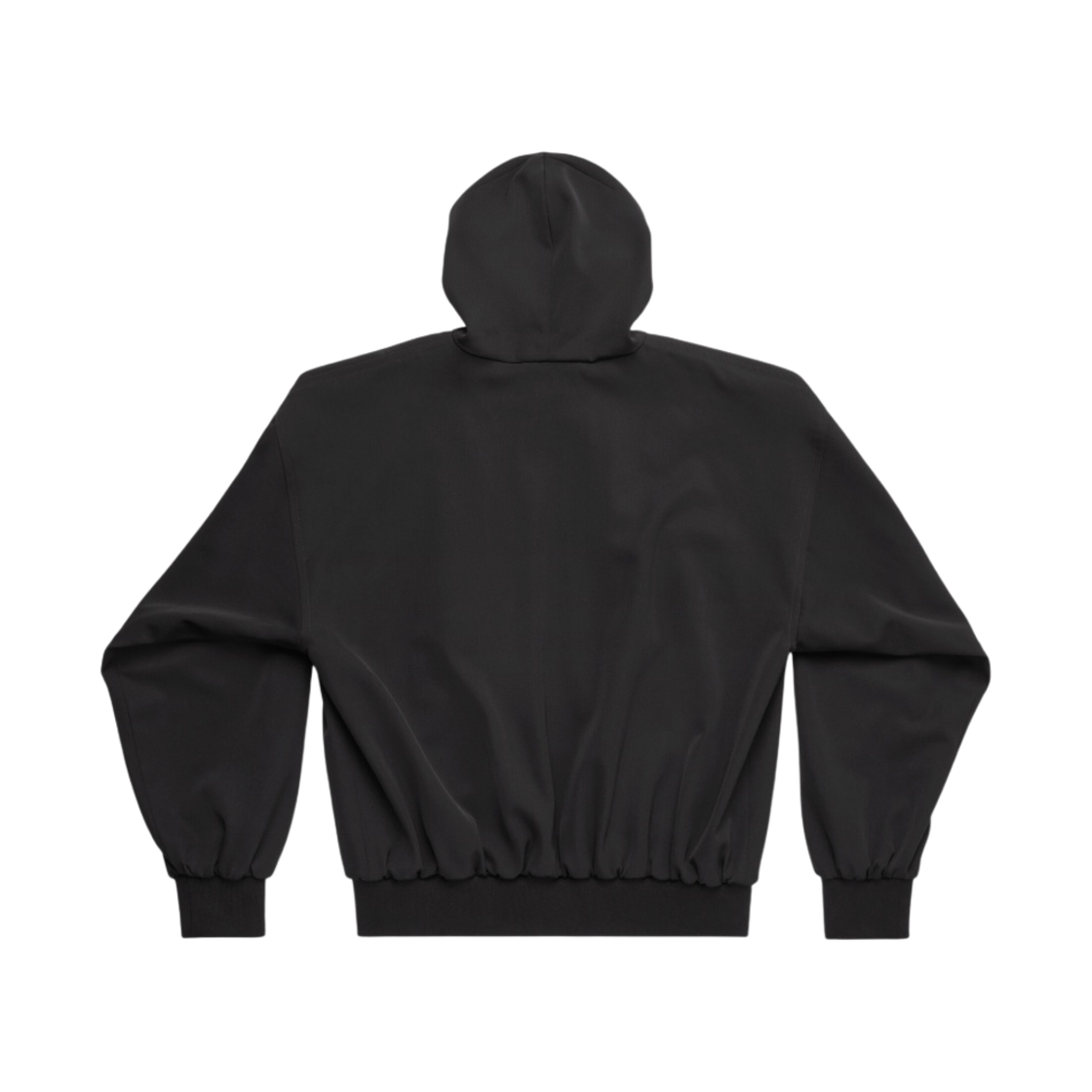 발렌시아가 집업 후드 라지 핏 블랙(Balenciaga Zip-Up Hoodie Large Fit Black) - 2