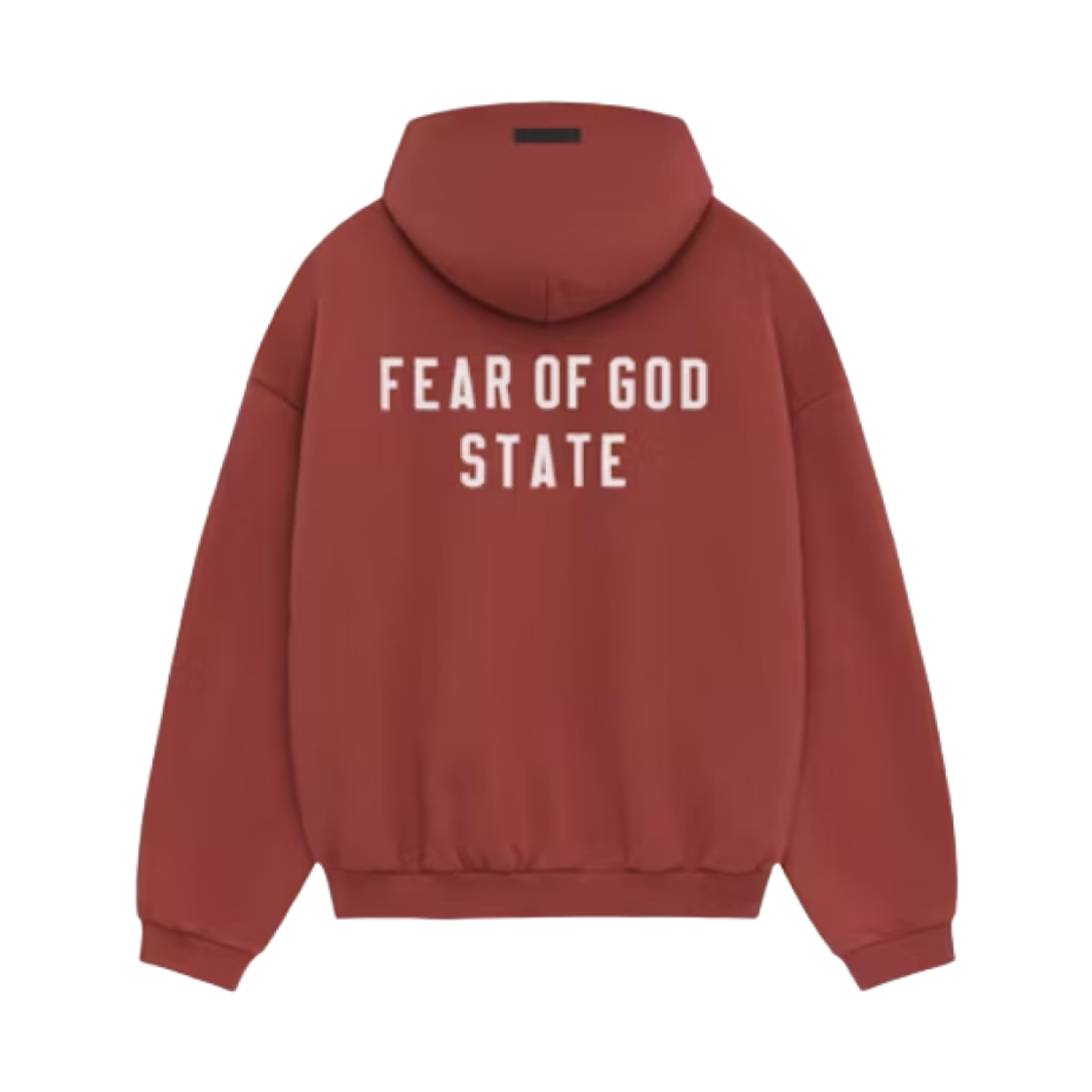 에센셜 헤비 플리스 풀 집 후드 크림슨 - 24FW(Essentials Heavy Fleece Full Zip Hoodie Crimson - 24FW)