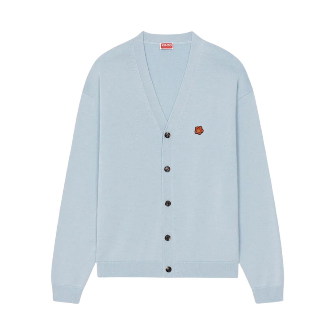 겐조 보케 플라워 울 가디건 터콰이즈(Kenzo Boke Flower Wool Cardigan Turquoise) - 1