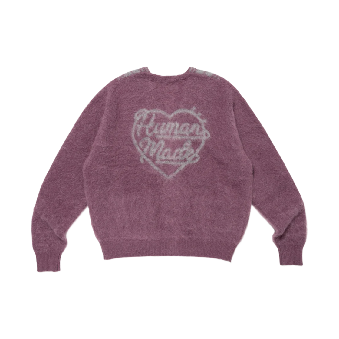 휴먼 메이드 집업 가디건 퍼플(Human Made Zip-Up Cardigan Purple) - 2