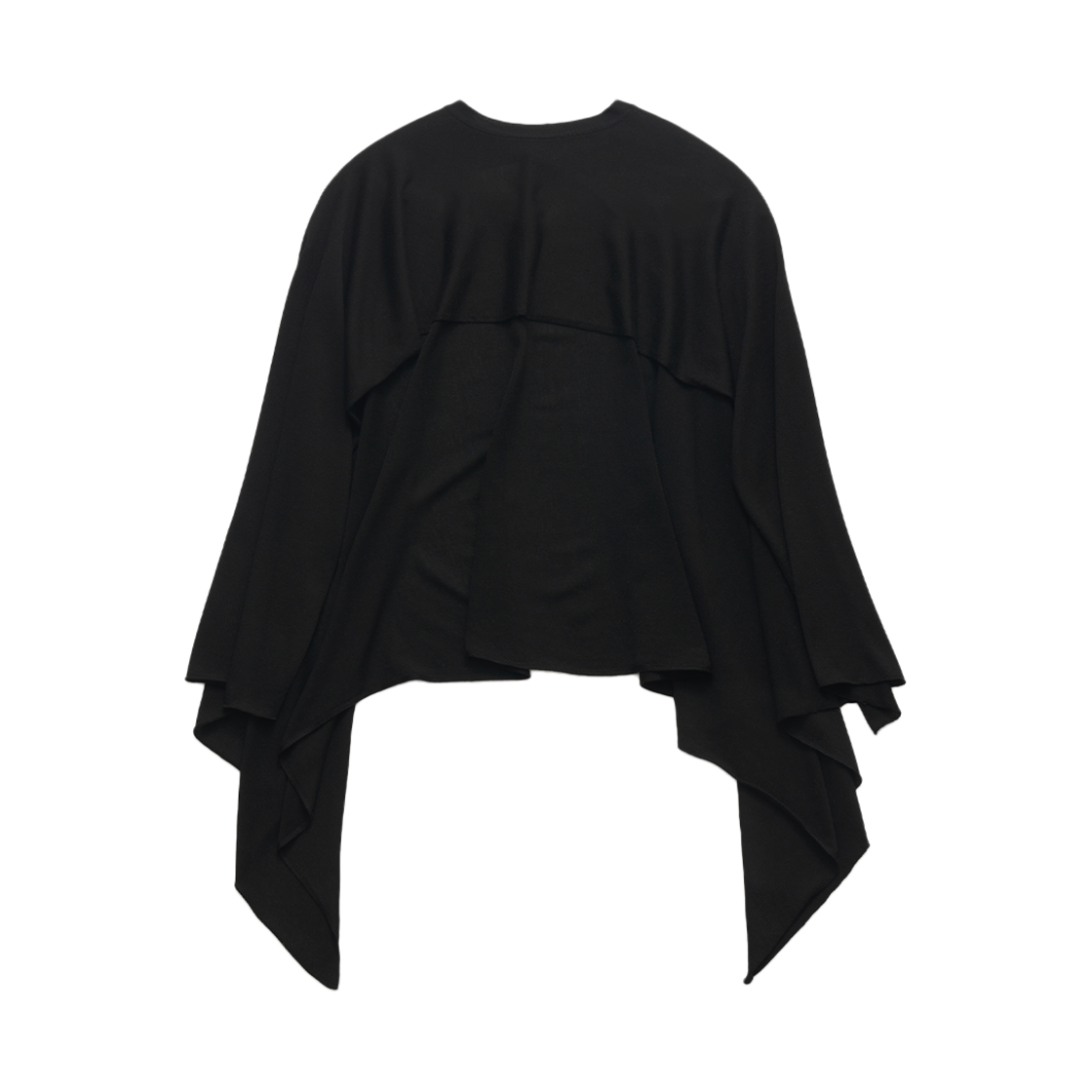 파르벵 [16게이지] 텐셀 실크 케이프 블랙(FARVEN [16Gauge] Tencel Silk Cape Black)