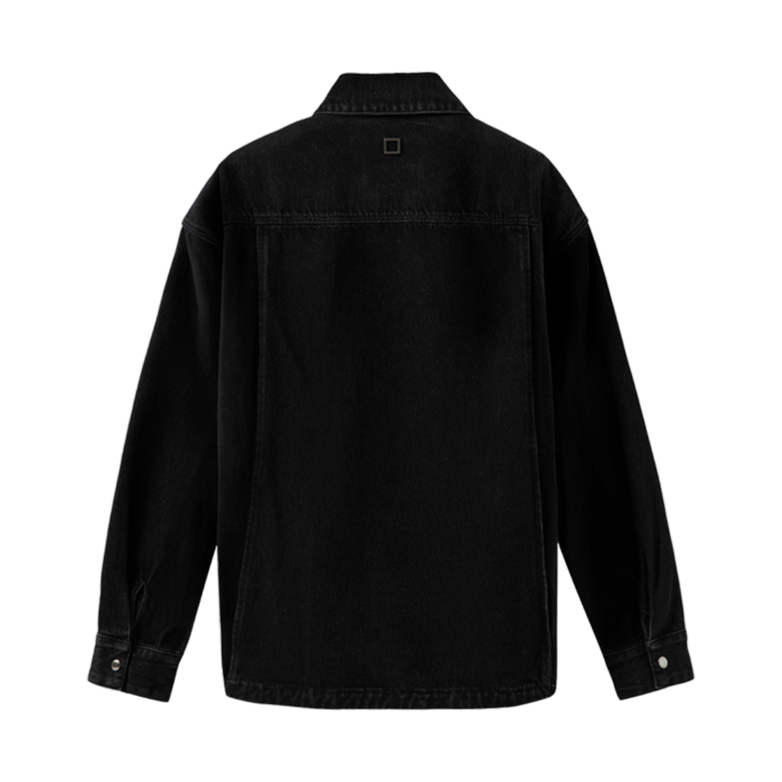 우영미 포켓 디테일 데님 셔츠 블랙 - 24FW(Wooyoungmi Pocket Detail Denim Shirt Black - 24FW) - 2