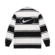 Supreme x Nike Stripe Rugby Black - 25SS