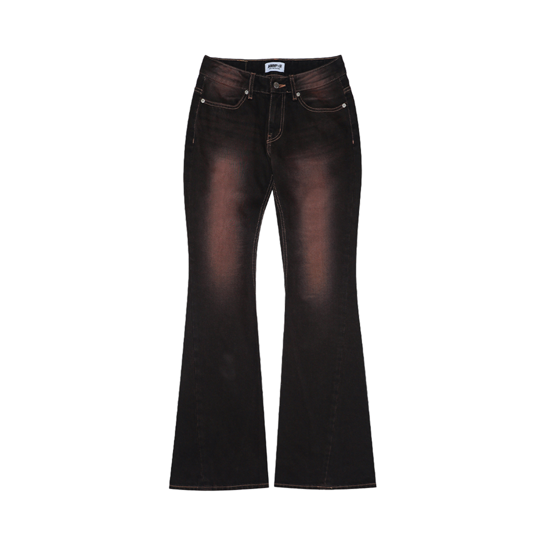 MP25SSPT04BK mnmpair MP Washed Bootscut Jeans Black