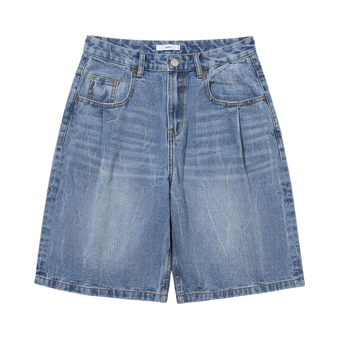 밀로 아카이브 데님 버뮤다 팬츠 라이트 블루(Millo Archive Denim Bermuda Pants Light Blue)
