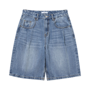 Millo Archive Denim Bermuda Pants Light Blue