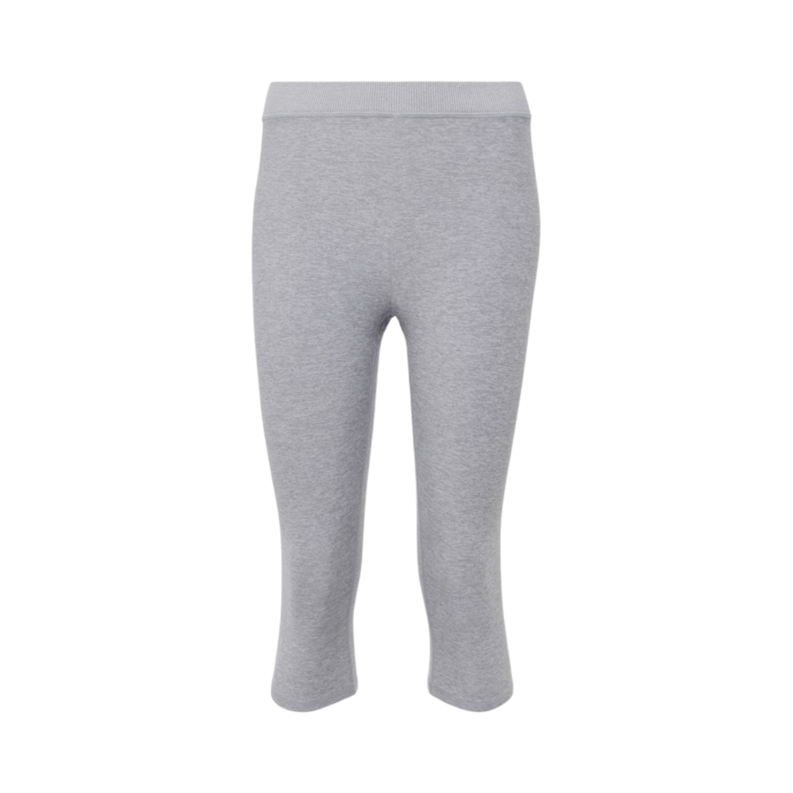 (W) 알로 요가 알로소프트 하이 웨이스트 아이코닉 90’s 카프리 애슬레틱 헤더 그레이((W) Alo Yoga Alosoft High Waist Iconic 90’s Capri Athletic Heather Grey) - 1