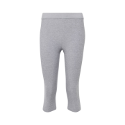 (W) Alo Yoga Alosoft High Waist Iconic 90’s Capri Athletic Heather Grey