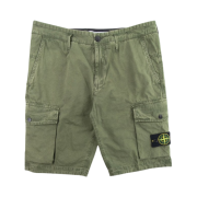 Stone Island L07WA T.CO+OLD Bermuda Shorts Olive Green - 20SS