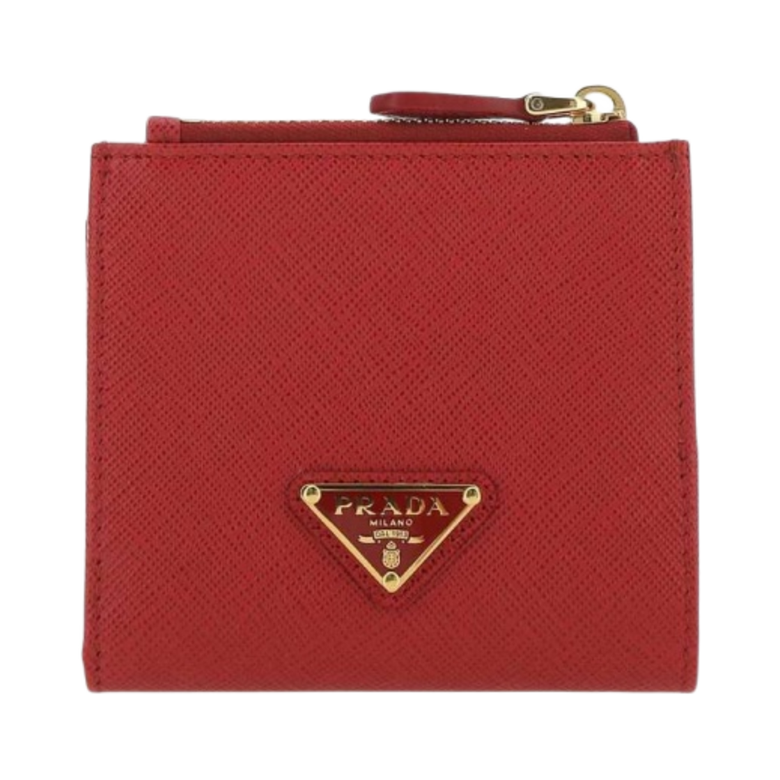 프라다 사피아노 레더 반지갑 파이어리 레드(Prada Small Saffiano Leather Wallet Fiery Red) - 1
