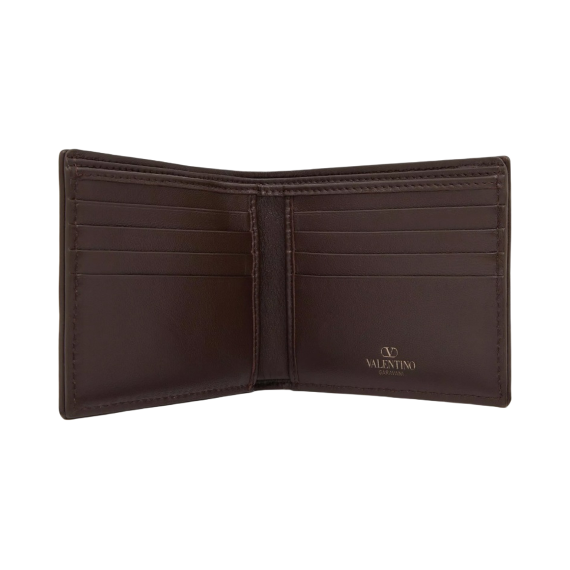발렌티노 레더 디테일 트왈 아이코노그래피 지갑 베이지 블랙(Valentino Toile Iconographe Wallet with Leather Details Beige Black) - 2