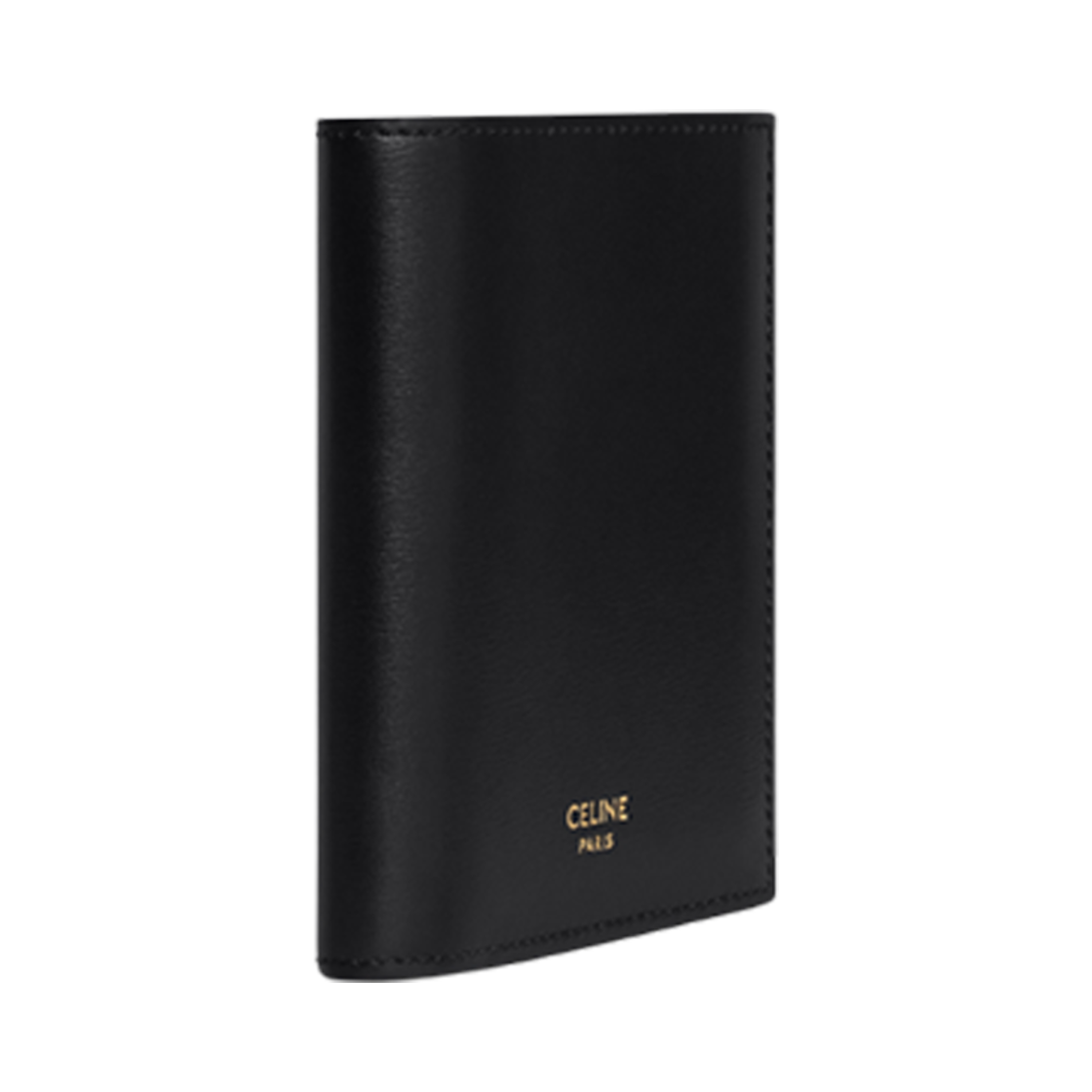 셀린느 트리옹프 컴팩트 월렛 트리옹프 참 샤이니 카프스킨 블랙(Celine Triomphe Compact Wallet Triomphe Charms in Shiny Calfskin Black) - 2