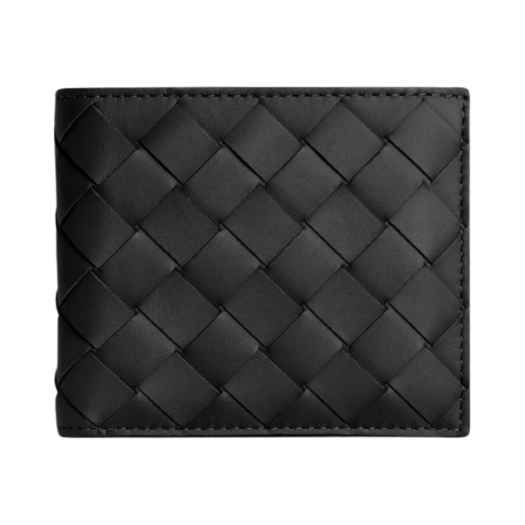 Bottega Veneta Bi-Fold Wallet Black Redstone