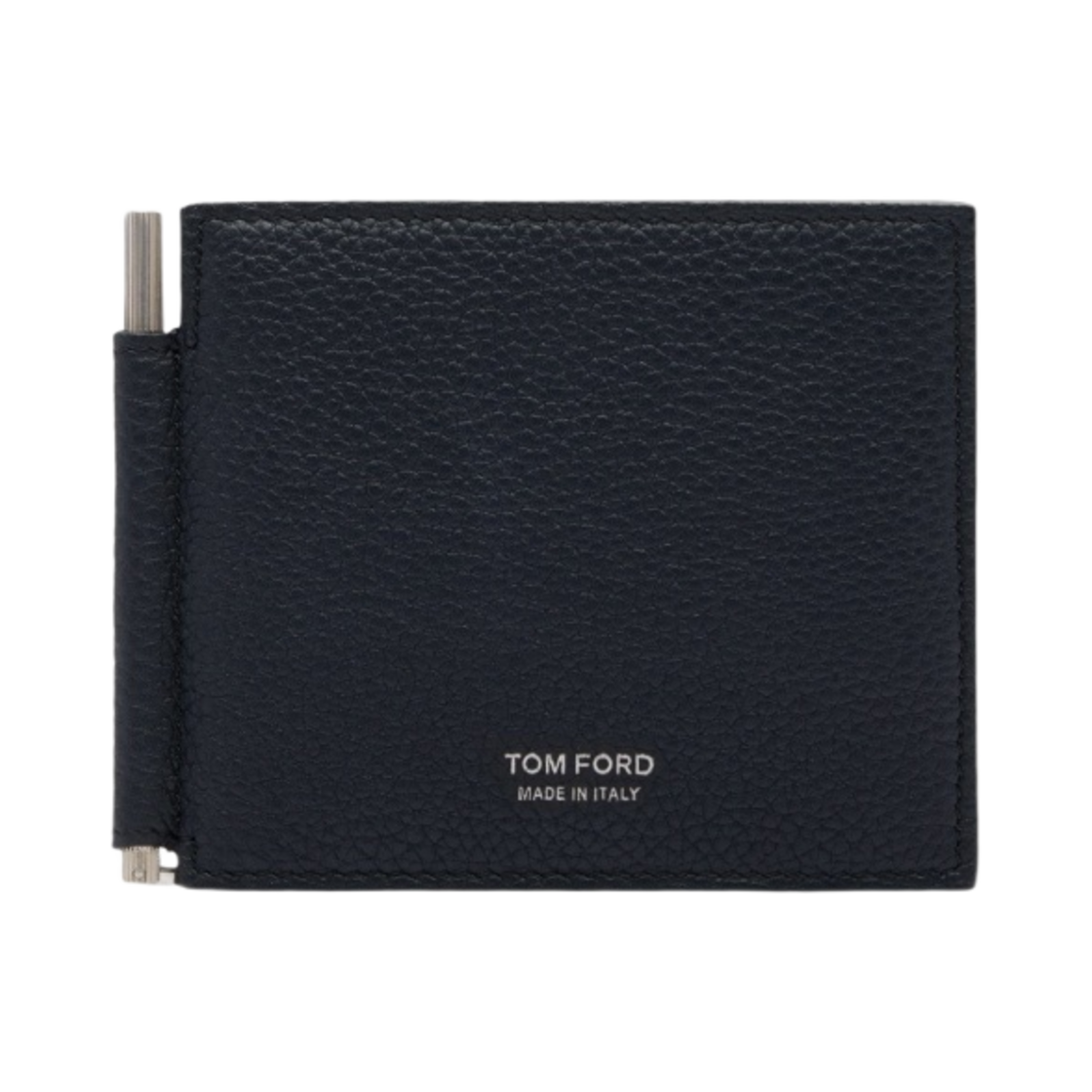 Y0231-LCL158S-1N001 Tom Ford Grain Leather Money Clip Wallet Black