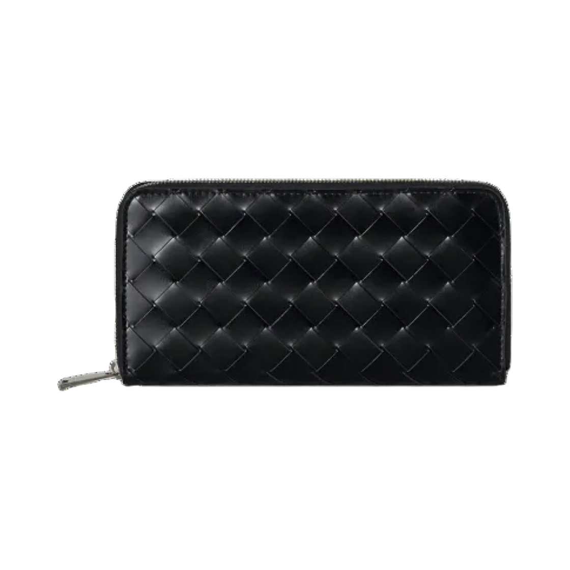 보테가 베네타 집 어라운드 장지갑 블랙(Bottega Veneta Zip Around Long Wallet Black) - 1