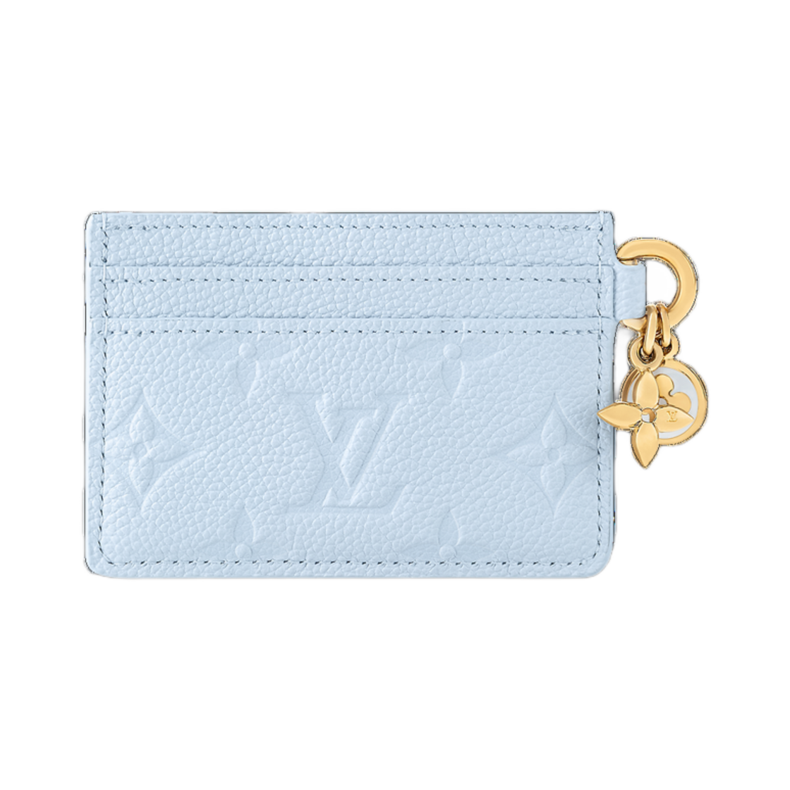 M13649 Louis Vuitton LV Charms Card Holder Azur Blue - #3