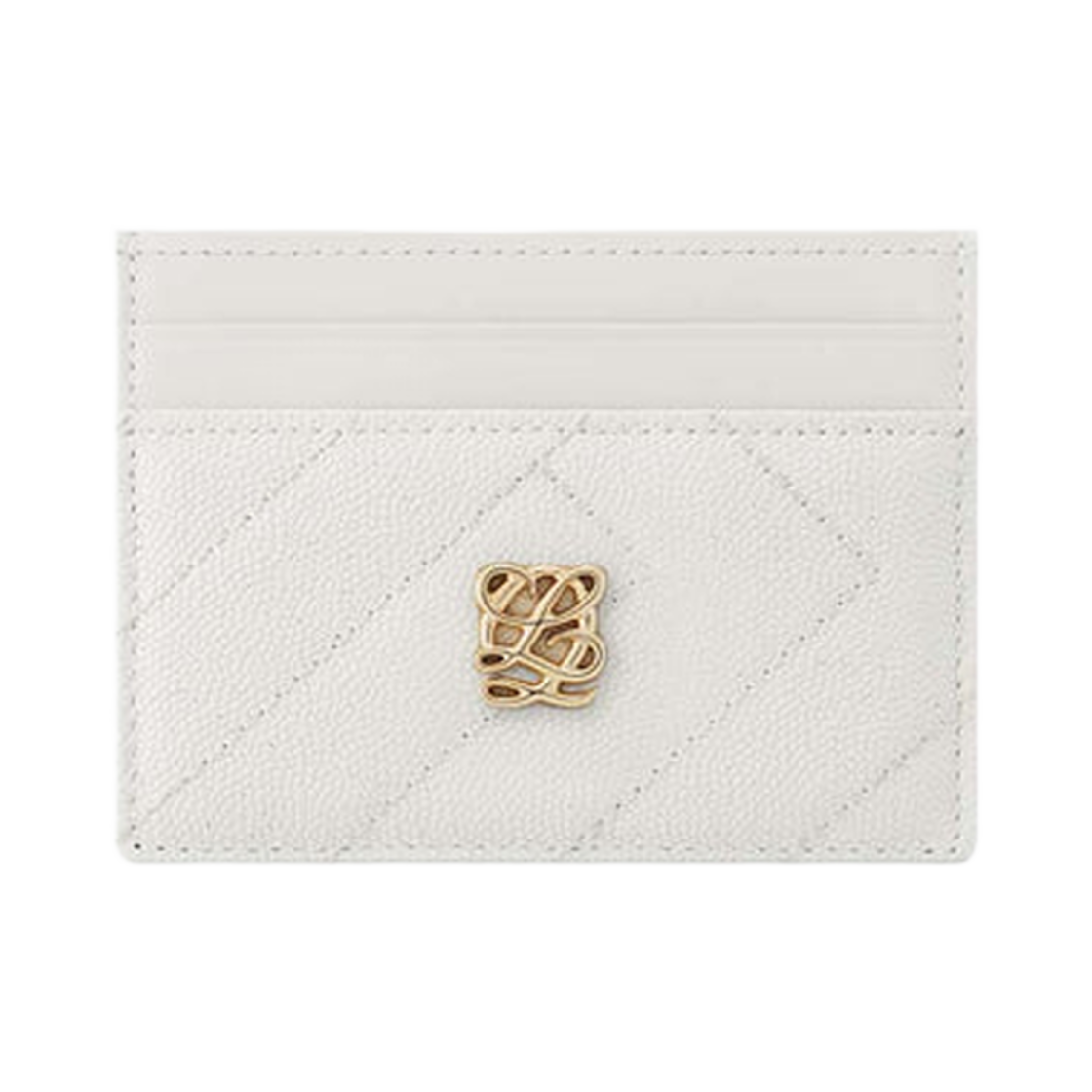 루이까또즈 퀼팅 플레인 카드홀더 아이보리(Louis Quatorze Quilting Plain Cardholder Ivory)