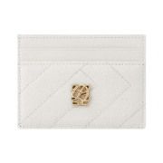 Louis Quatorze Quilting Plain Cardholder Ivory