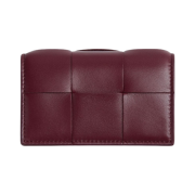 Bottega Veneta Cassette Business Card Case Barolo