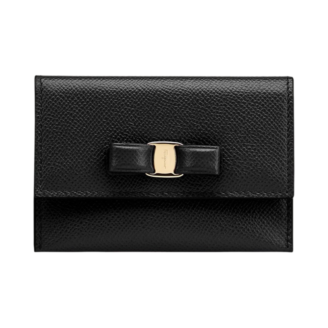 22D155-683522 Ferragamo Vara Card Case Black