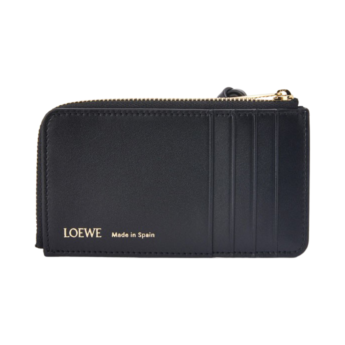 로에베 코인 카드 홀더 자카드 카프스킨 네이비 블랙(Loewe Coin Card Holder in Jacquard and Calfskin Navy Black) - 2