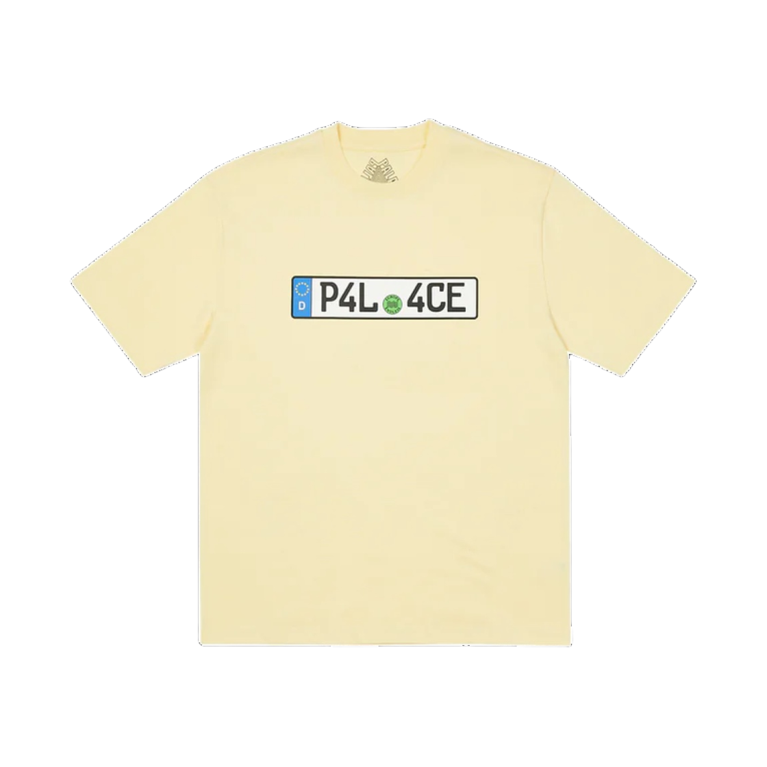 팔라스 플레이트 티셔츠 멜로우 옐로우 - 23SS(Palace Plate T-Shirt Mellow Yellow - 23SS) - 1