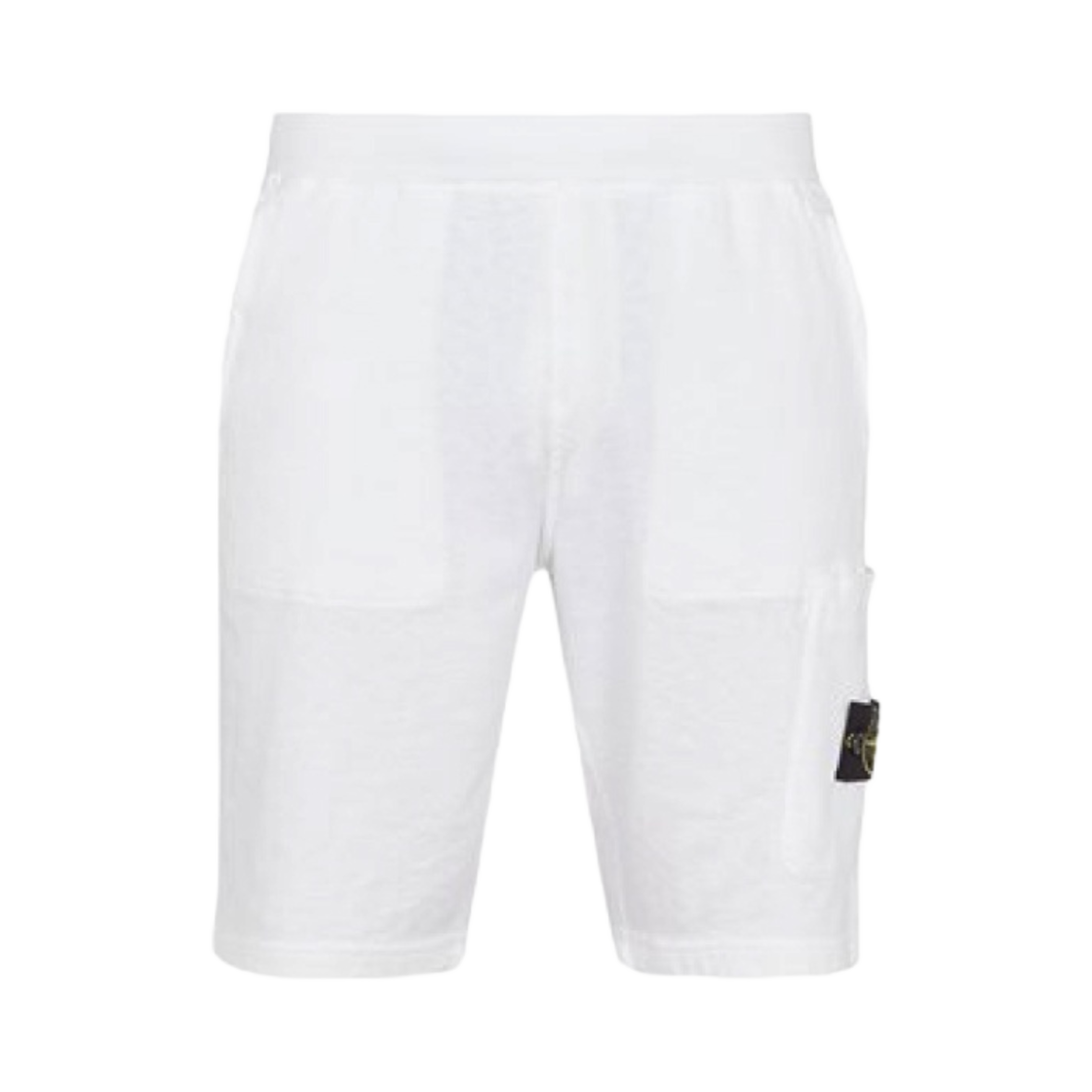 781564060-V0001 Stone Island 64060 Old Treatment Cargo Bermuda Shorts White - 23SS