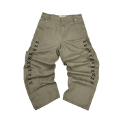 Aoiro The Death Of Chrome Work Pants Washed Olive