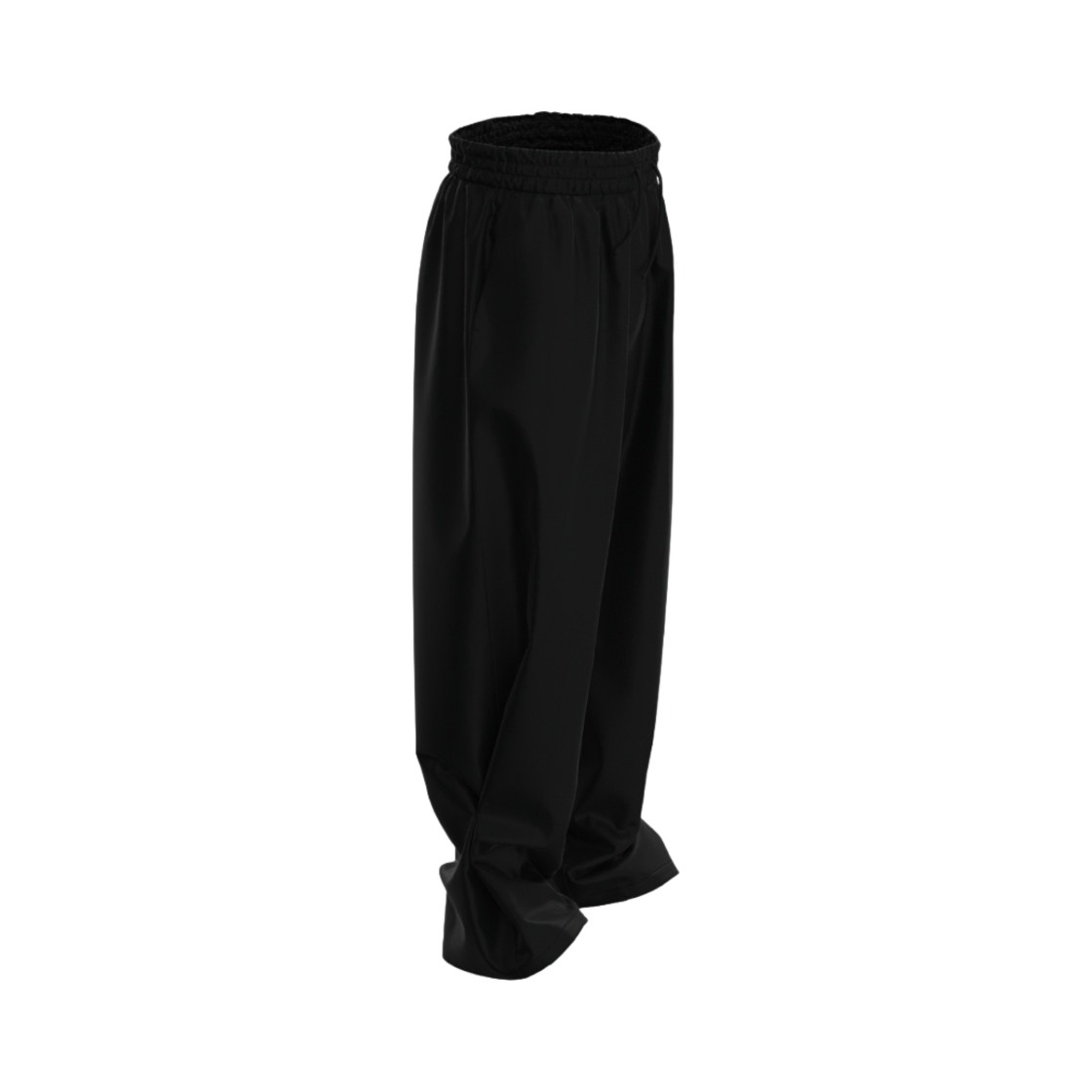 - Nonnod Lounge Nylon Snap Pants Black - 대표 이미지 #1