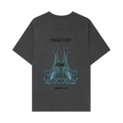 Juun.J Graphic Loose Fit Short Sleeve T-Shirt Grey