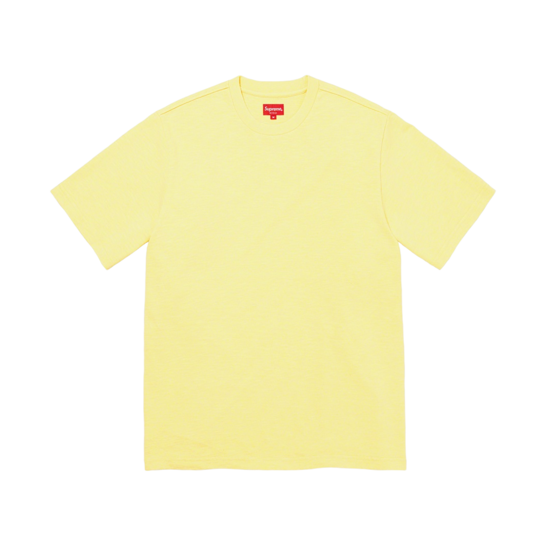 슈프림 콘트라스트 아플리케 숏슬리브 탑 페일 옐로우 - 22FW(Supreme Contrast Applique S/S Top Pale Yellow - 22FW) - 2