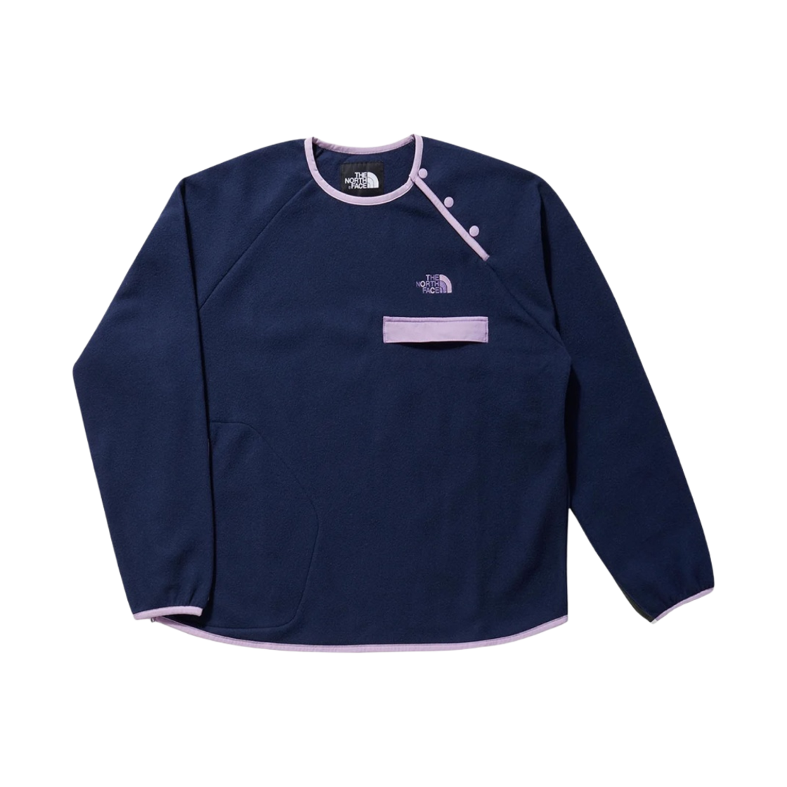(유스) 노스페이스 x 클랏 플리스 풀오버 네이비((Youth) The North Face x Clot Fleece Pullover Navy) - 1