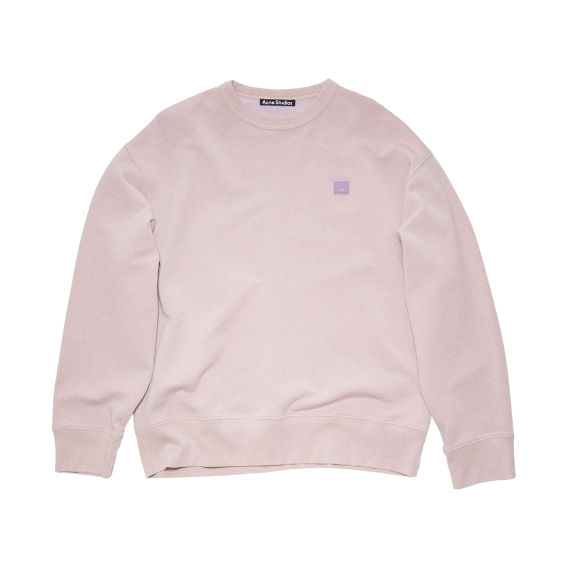 아크네 스튜디오 크루넥 스웨트셔츠 바이올렛 핑크 멜란지(Acne Studios Crewneck Sweatshirt Violet Pink Melange) - 1
