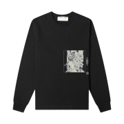 1017 Alyx 9SM Graphic Printed Long Sleeve T-Shirt Black