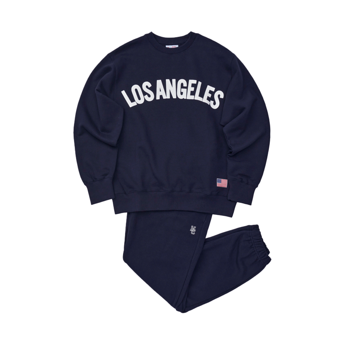 CRBTM1255U0_NV Hotel Cerritos LosAngeles Sweat Set-Up Navy
