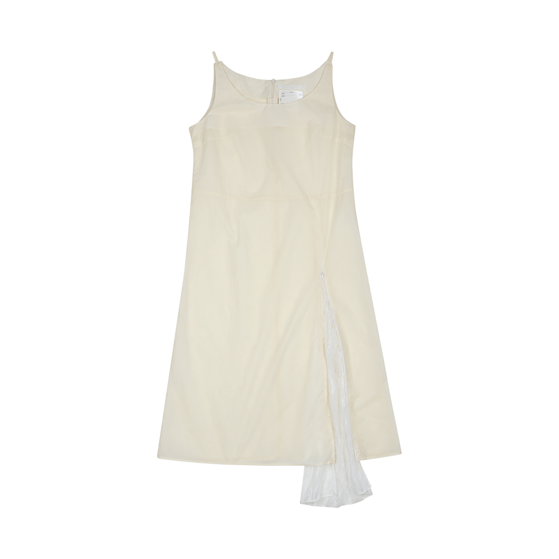 S25SS1000BK SEEN Hidden Lace Nylon Dress Ivory