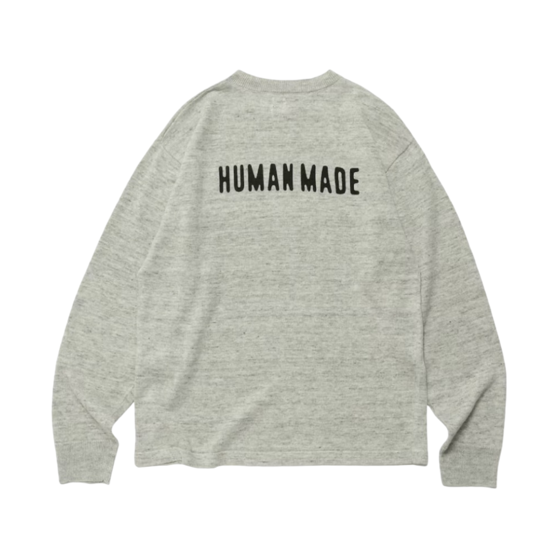 휴먼 메이드 리넨 블렌드 니트 스웨터 그레이(Human Made Linen Blend Knit Sweater Gray) - 2