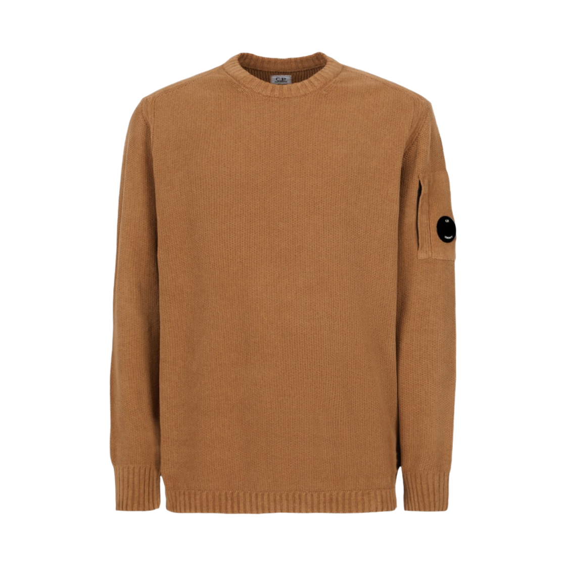 C.P. 컴퍼니 셔닐 코튼 플레인 점퍼 브론즈 브라운 - 22FW(C.P. Company Chenille Cotton Plain Jumper Bronze Brown - 22FW) - 1