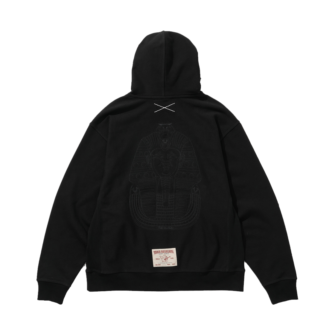TR24FWHD01MBK True Religion TR Sphinx Hoodie Black