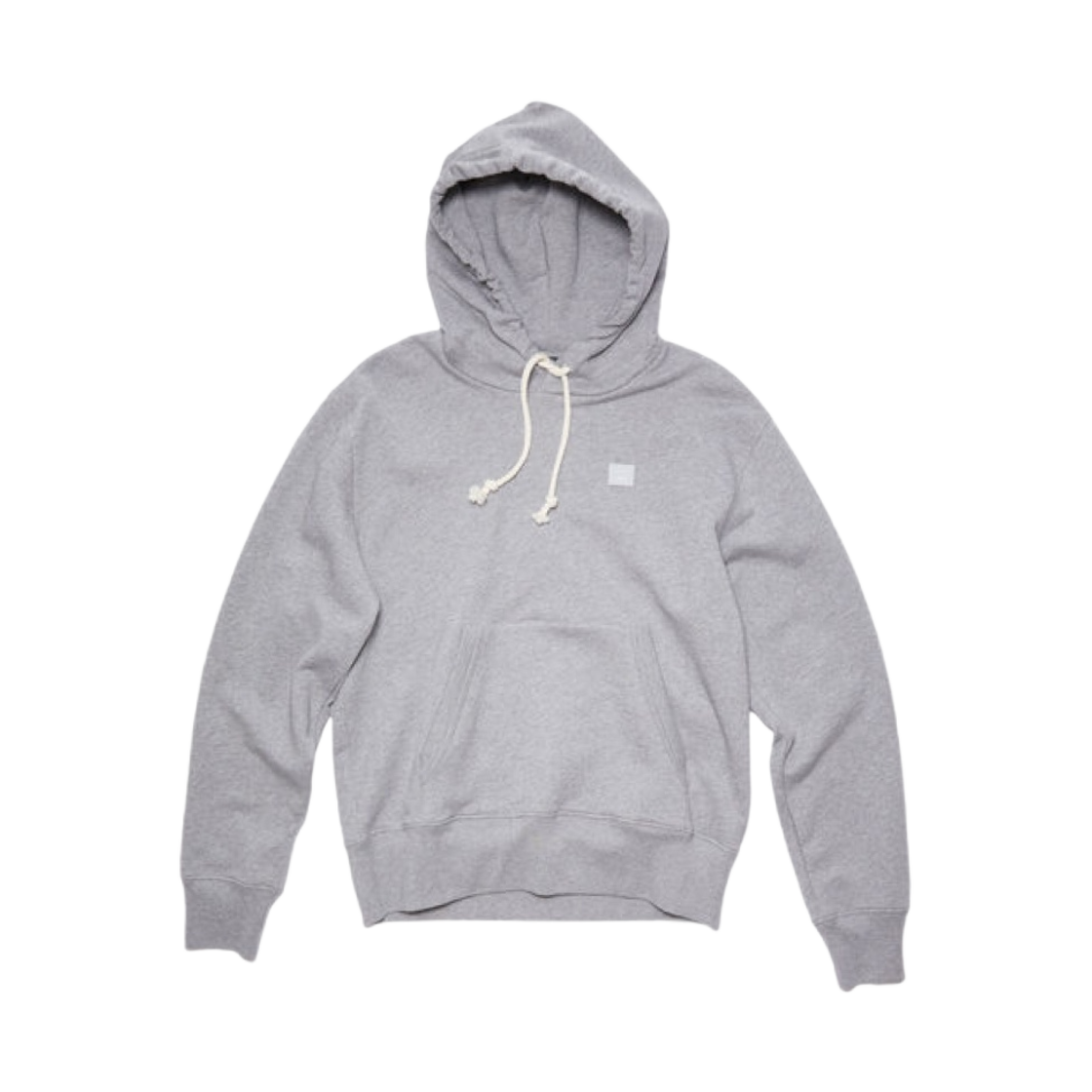 아크네 스튜디오 후드 스웨트셔츠 라이트 그레이 멜란지(Acne Studios Hooded Sweatshirt Light Grey Melange) - 1