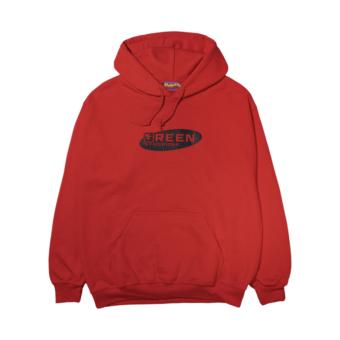 그린신드롬 일립스 후디 레드(Green Syndrome Ellipse Hoodie Red)