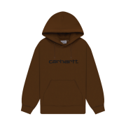Carhartt WIP Hooded Sweatshirt Deep Hamilton Brown Black