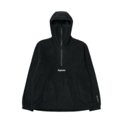 Supreme Polartec Facemask Half Zip Hooded Sweatshirt Black - 24FW