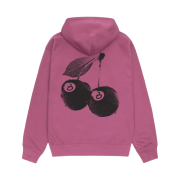 Stussy Cherries Hoodie Berry