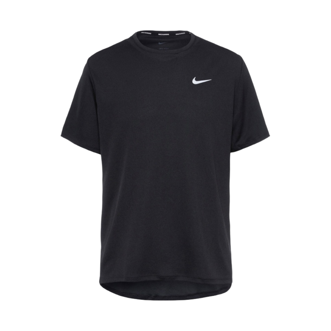 나이키 드라이핏 UV 마일러 숏슬리브 러닝 탑 블랙 - 아시아