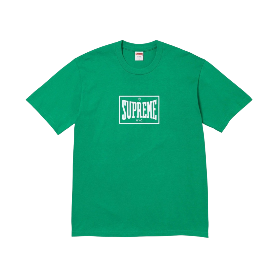 - Supreme Warm Up T-Shirt Green - 23FW