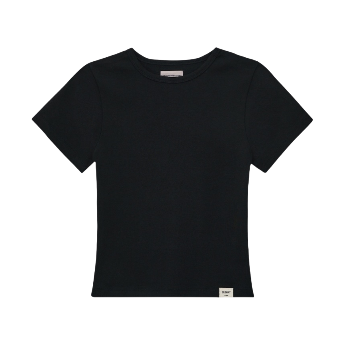 (W) 글로니 지 베이비 티셔츠 블랙((W) Glowny G Baby T-Shirt Black) - 1