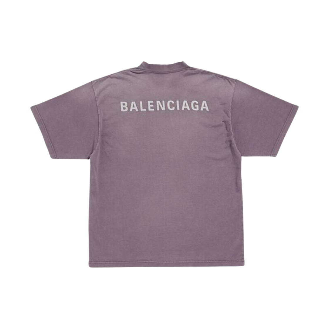 발렌시아가 백 티셔츠 미디움 핏 페이디드 퍼플(Balenciaga Back T-Shirt Medium Fit Faded Purple) - 2