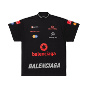 Balenciaga Top League T-Shirt Oversized Black